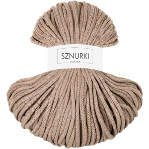 Sznurki Outlet Pleciony 5mm 100m Piaskowy