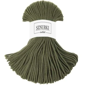 Sznurki Outlet Pleciony 3mm 100m Awokado