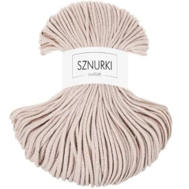 Sznurki Outlet Pleciony 3mm 100m Cielisty