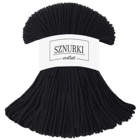 Sznurki Outlet Pleciony 3mm 100m Czarny