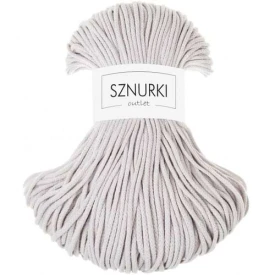 Sznurki Outlet Pleciony 3mm 100m Księżycowy