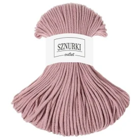 Sznurki Outlet Pleciony 3mm 100m Różowe złoto