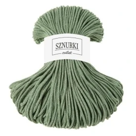 Sznurki Outlet Pleciony 3mm 100m Szałwia