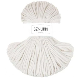 Sznurki Outlet Pleciony 3mm 100m Złamana biel
