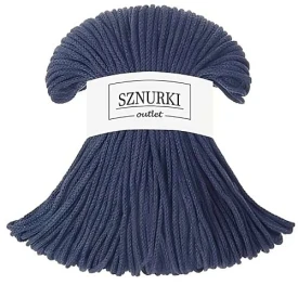 Sznurki Outlet Pleciony 3mm 100m Jeansowy