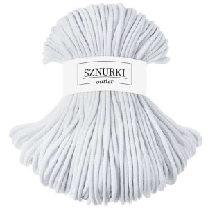 Sznurki Outlet Pleciony 5mm 100m Biały