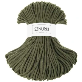 Sznurki Outlet Pleciony 5mm 100m Awokado
