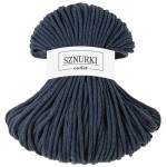 Sznurki Outlet Pleciony 5mm 100m Jeansowy