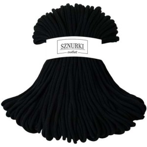 Sznurki Outlet Pleciony 9mm 100m Czarny