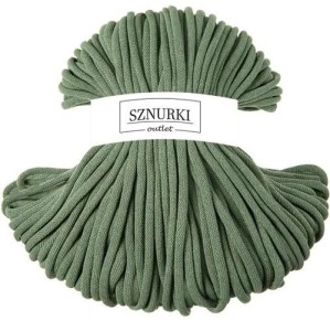 Sznurki Outlet Pleciony 9mm 100m Szałwia
