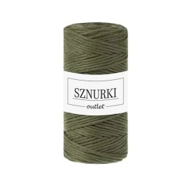 Sznurki Outlet Skręcany 3mm 100m Awokado