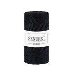 Sznurki Outlet Skręcany 3mm 100m Czarny