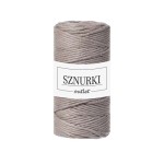 Sznurki Outlet Skręcany 3mm 100m Kawowy