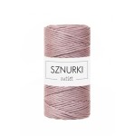 Sznurki Outlet Skręcany 3mm 100m Wrzosowy