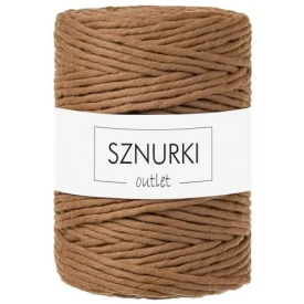 Sznurki Outlet Skręcany 5mm 100m Karmelowy