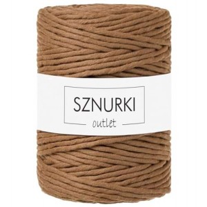 Sznurki Outlet Skręcany 5mm 100m Karmelowy