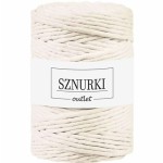 Sznurki Outlet Skręcany 5mm 100m Naturalny