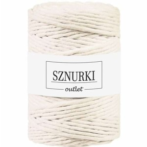 Sznurki Outlet Skręcany 5mm 100m Naturalny