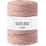 Sznurki Outlet 3PLY 5mm 100m Różowe Złoto