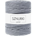 Sznurki Outlet 3PLY 5mm 100m Stalowy