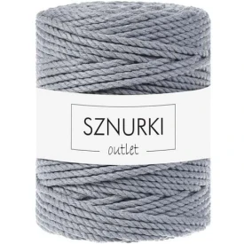 Sznurki Outlet 3PLY 5mm 100m Stalowy
