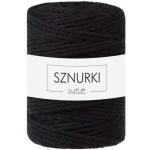 Sznurki Outlet 3PLY 5mm 100m Czarny