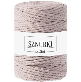 Sznurki Outlet 3PLY 5mm 100m Perłowy