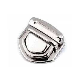 Zapięcie do torebki 45x45mm Srebrne