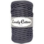 Lovely Cottons Sznurek Poliestrowy 5mm 100m Stalowy