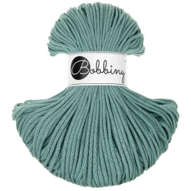 Bobbiny Brudny Błękit 3mm (pleciony)