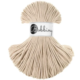 Bobbiny Ciepły Beż 3mm (pleciony)