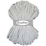 Lovely Cottons Pleciony 9mm 100m Szary Jasny