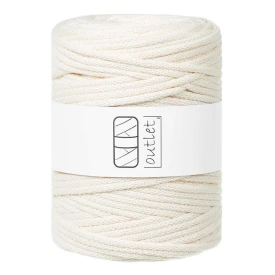 Sznurki Outlet Pleciony 5mm 100m Naturalny