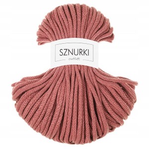 Sznurki Outlet Pleciony 5mm 100m Piwonia
