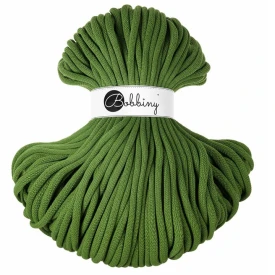Bobbiny Zieleń mchu 9mm pleciony
