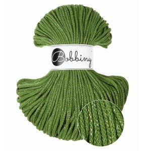 Bobbiny Lśniąca Zieleń Mchu 3mm (pleciony) 