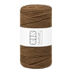 Sznurki Outlet Pleciony 3mm 100m Mleczna Czekolada / Orzechowy