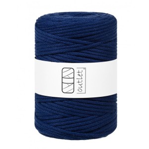 Sznurki Outlet Pleciony 5mm 100m Granatowy Atramentowy