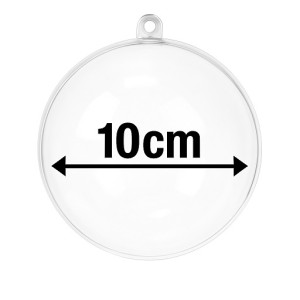 Bombka akrylowa kula rozkładana 10cm