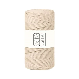 Sznurki Outlet Ciepły Beż 3 mm (skręcany)