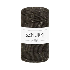 Sznurki Outlet Espresso z nitką 3 mm (skręcany)