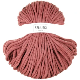 Sznurki Outlet Pleciony 9mm 100m Piwonia