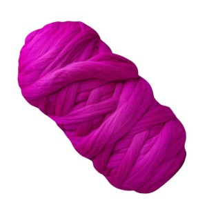 Wełna czesankowa Fiolet Fluo