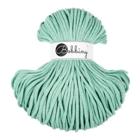 Bobbiny Miętowy Jelly Mint 5mm (pleciony)