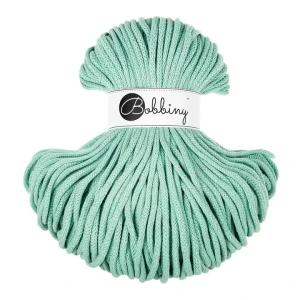 Bobbiny Miętowy Jelly Mint 5mm (pleciony)