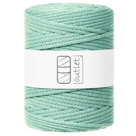 Sznurki Outlet Pleciony 5mm 100m Miętowy / Jelly Mint