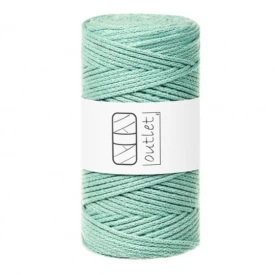Sznurki Outlet Pleciony 3mm 100m Miętowy / Jelly Mint