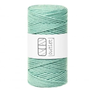 Sznurki Outlet Pleciony 3mm 100m Miętowy / Jelly Mint