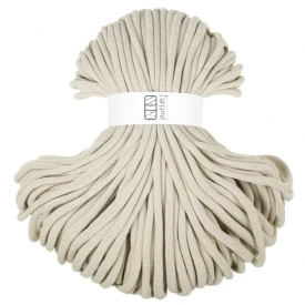 Sznurki Outlet Pleciony 9mm 100m  Jasny Beż / Kaszmirowy