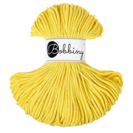 Bobbiny Canary Yellow Żółty 3mm (pleciony)